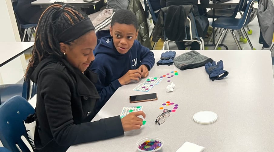 Parent page carousel bingo